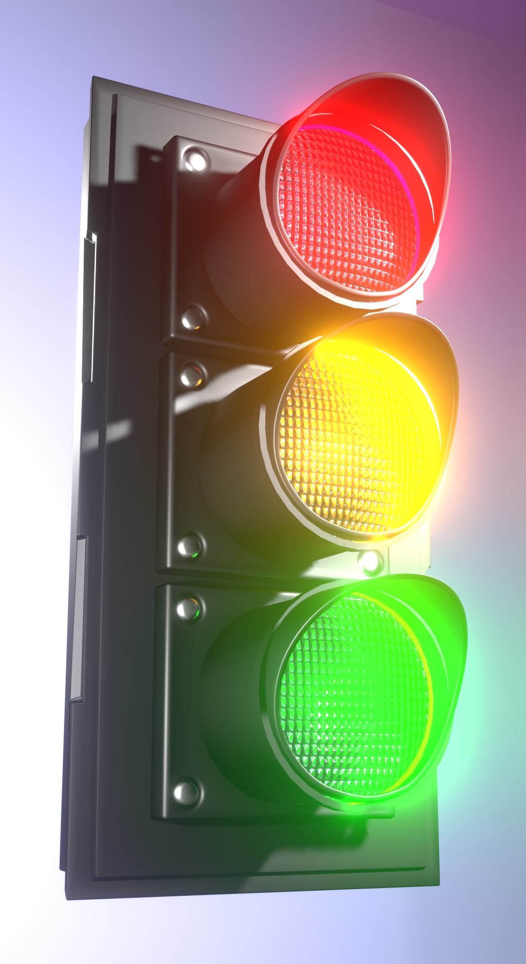 Traffic light 3D model
